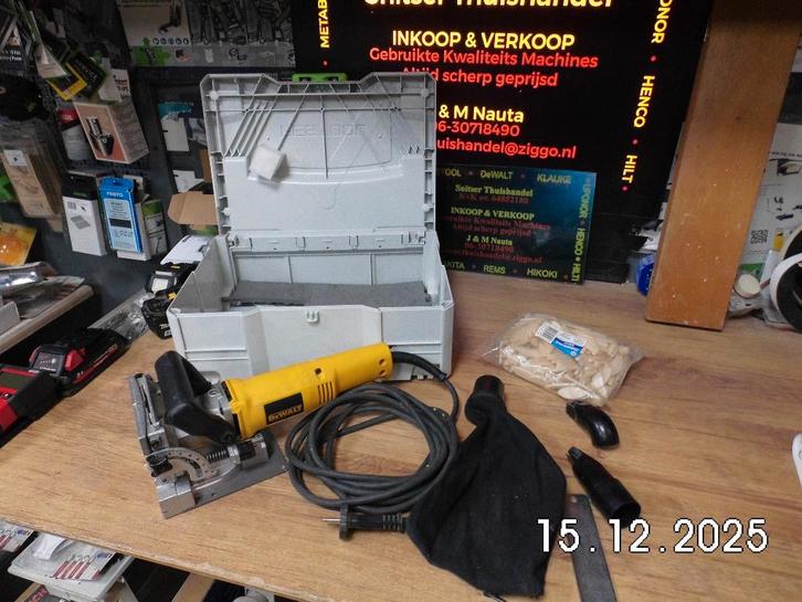 DeWALT Lamellenfrees., Doe-het-zelf en Verbouw, Gereedschap | Freesmachines, Gebruikt, Elektrisch, Lamellenfrees, Ophalen of Verzenden