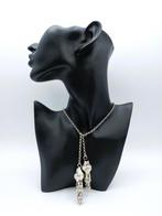 Zilveren jasseronketting met breipendoppen, H. Looren, Verzenden, Zilver, Ketting