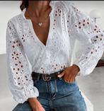 Elegante witte blouse, Kleding | Dames, Blouses en Tunieken, Wit, Nieuw, Ophalen of Verzenden, Maat 36 (S)