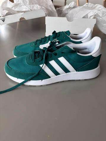 Adidas sneakers/gympen maat 44 2/3 groen Run 60S 2.0 NIEUW beschikbaar voor biedingen