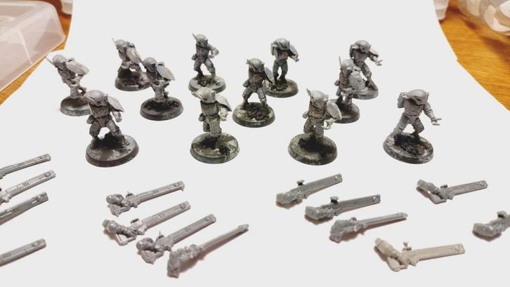 40k Tau, Hobby en Vrije tijd, Wargaming, Gebruikt, Warhammer 40000, Figuurtje(s), Ophalen of Verzenden