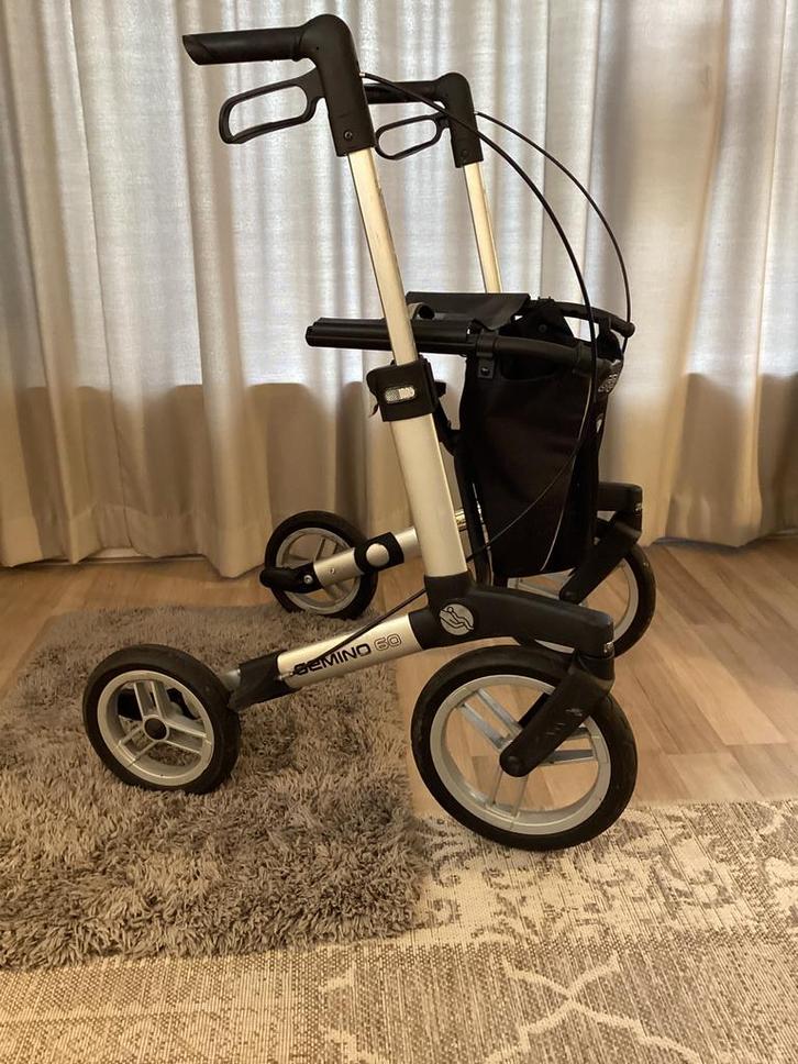 Nette Gemino 60 lichtgewicht rollator, Diversen, Rollators, Lichtgewicht, Opvouwbaar, Ophalen