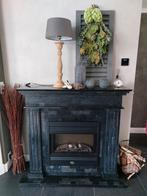 Schouw met elektrische sfeerhaard, Huis en Inrichting, Haarden, Ophalen, Zo goed als nieuw, Vrijstaande haard, Elektrische haard
