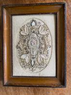Ingelijst Borduurwerk 1970 Anneke de Laak ., Antiek en Kunst, Ophalen of Verzenden