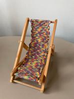Barbie strandstoel van hout, Ophalen of Verzenden, Nieuw, Knutselwerk