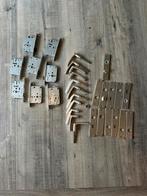 Insteekslot 8x deurklinken 11x langschild 12x, badkamerslot, Ophalen of Verzenden, Zo goed als nieuw, Koper of Messing, Klink of Kruk