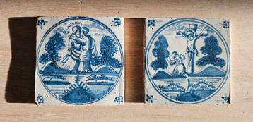 Bijbeltegels: Kruisiging & Judaskus  beschikbaar voor biedingen