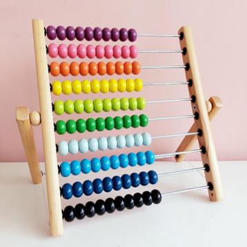 Groot houten Ikea regenboog telraam - abacus in nieuwstaat beschikbaar voor biedingen