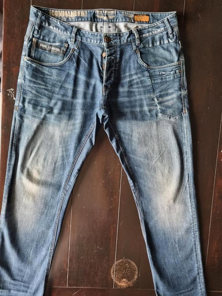 NIEUWE PME LEGEND COMMANDER STRAIGHT STRETCH FIT SIZE 38/32!, Kleding | Heren, Spijkerbroeken en Jeans, Nieuw, W36 - W38 (confectie 52/54)
