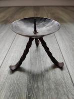 Kandelaar kaarsenhouder kaars standaard oude vintage look, Huis en Inrichting, Woonaccessoires | Etagères, Ophalen of Verzenden