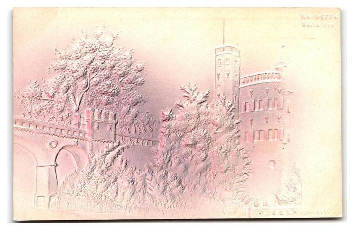 Nijmegen, Belvedère, Verzamelen, Ansichtkaarten | Nederland, Ongelopen, Gelderland, Voor 1920, Verzenden