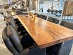 Suar boomstamtafel vergadertafel alle maten | zelf uitkiezen, Huis en Inrichting, Tafels | Eettafels, Ophalen of Verzenden, Zo goed als nieuw