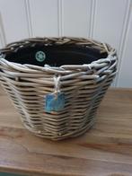 Bloempot rotan, Tuin en Terras, *, Overige materialen, *, Rond