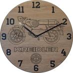 Themaklok met een Kreidler Florett RM brommer als thema, Ophalen of Verzenden, Nieuw, Wandklok