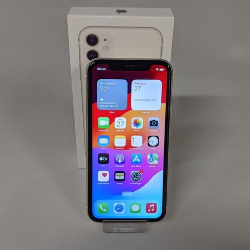 iPhone 11 64GB Wit Batt 84% in Doos | Nette Staat, Telecommunicatie, Mobiele telefoons | Apple iPhone, Zo goed als nieuw