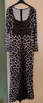 Luipaardprint Jumpsuit Dames Carnaval Outfit, Maat 38/40 (M), Carnaval, Nieuw, Ophalen of Verzenden