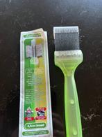 Borstel Activet silicoater duo 2 in 1, Dieren en Toebehoren, Ophalen, Zo goed als nieuw