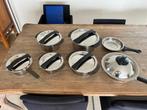 Fissler pannenset voor gas, Ophalen, Zo goed als nieuw, Rvs, Pannenset
