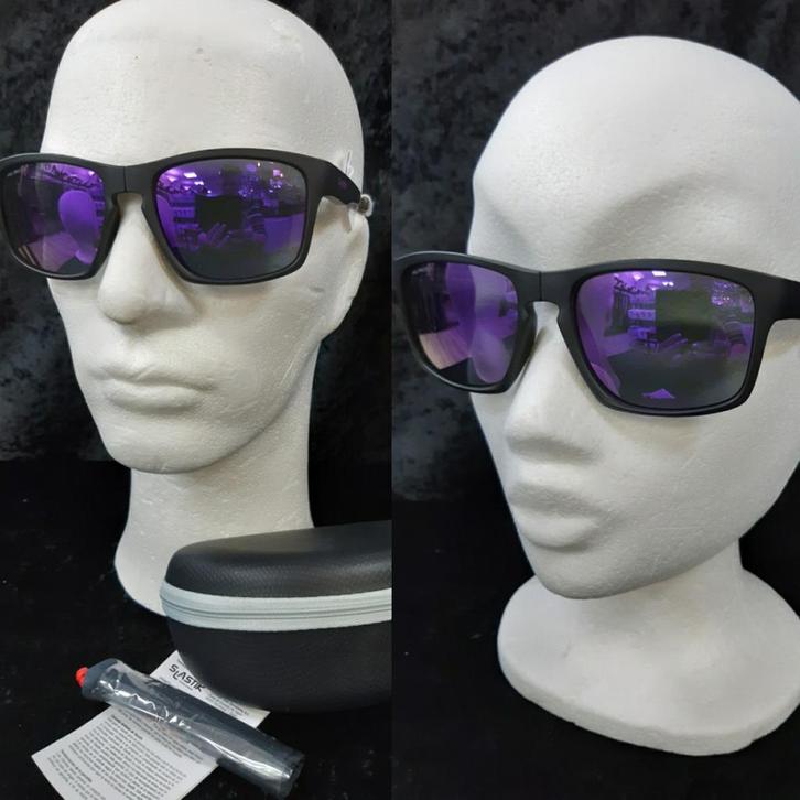 Slastik zwarte sportzonnebril, Sieraden, Tassen en Uiterlijk, Zonnebrillen en Brillen | Heren, Nieuw, Zonnebril, Overige merken