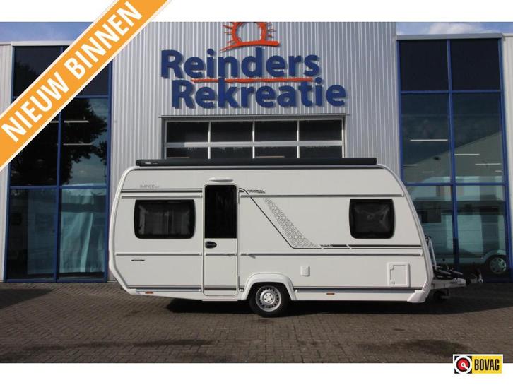 Fendt Bianco Activ 445 SFB Thule 6300, Fietsenrek, Caravans en Kamperen, Caravans, Bedrijf, tot en met 4, 1000 - 1250 kg, Rondzit