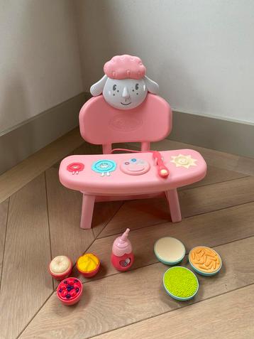 Baby Annabell lunchtafel / poppenmeubel / poppenstoel beschikbaar voor biedingen