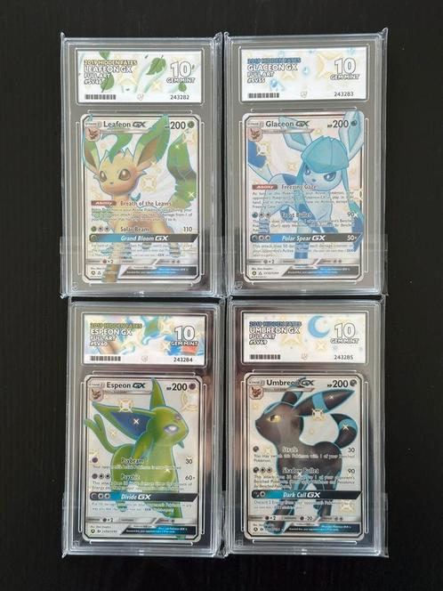 !! Pokémon Hidden Fates Umbreon, Leafeon, Glaceon, Espeon !!, Hobby en Vrije tijd, Verzamelkaartspellen | Pokémon, Nieuw, Losse kaart