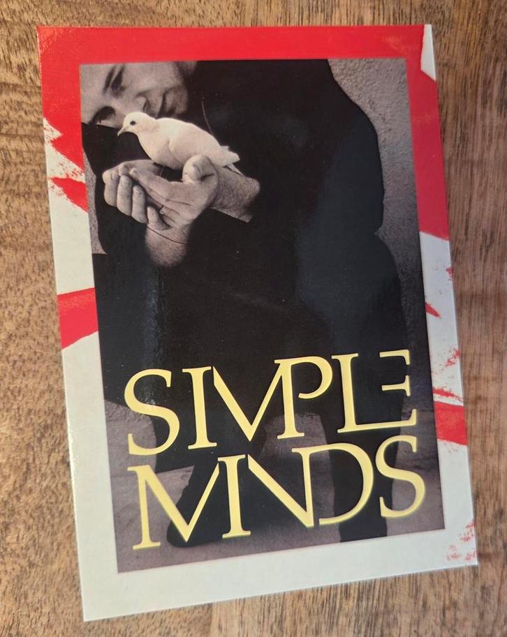 Once Upon A Time Tour - Simple Minds - 1986, Verzamelen, Ansichtkaarten | Themakaarten, Ongelopen, 1980 tot heden, Sterren en Beroemdheden