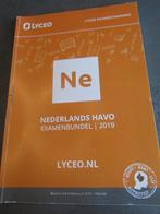 examenbundel Lyceo Nederlands Havo 2019, Boeken, Schoolboeken, Gelezen, HAVO, Nederlands, Ophalen of Verzenden