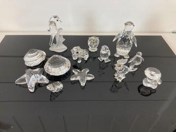 Swarovski - collectie van 13 prachtige kristallen beeldjes beschikbaar voor biedingen