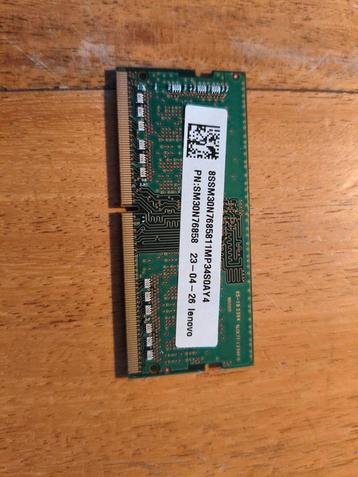 8GB DDR4 Laptop Geheugen beschikbaar voor biedingen