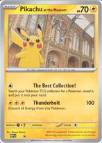 Pikachu at the Museum jumbo promo card, Ophalen of Verzenden, Zo goed als nieuw