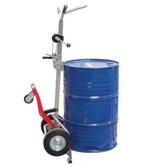 Stalen steekwagen voor vaten 350 kg - Rubberen wiel, Doe-het-zelf en Verbouw, Ladders en Trappen, Ophalen of Verzenden