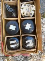 Stopcontacten en schakelaars bakeliet (divers), Ophalen of Verzenden, Gebruikt, Stopcontact