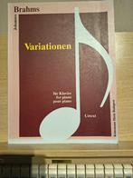 Brahms Variationen fúr piano, Muziek en Instrumenten, Bladmuziek, Klassiek, Ophalen of Verzenden, Zo goed als nieuw, Artiest of Componist