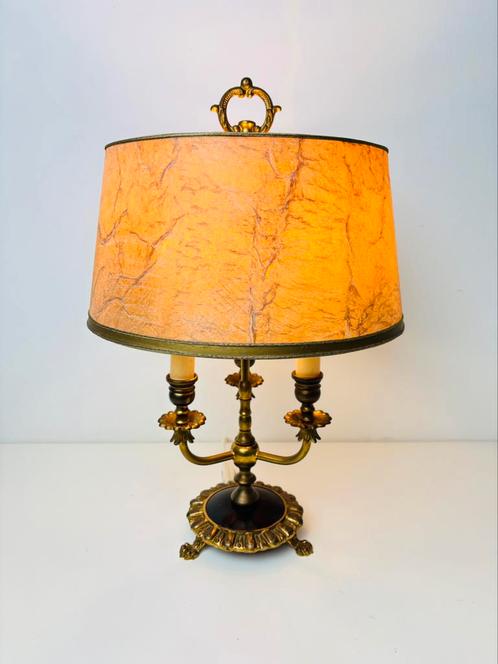 Exclusieve Franse Bouillotte tafellamp, Antiek en Kunst, Antiek | Lampen, Ophalen of Verzenden