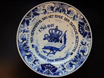 Delfts blauw bord beschikbaar voor biedingen