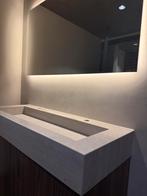 Op maat gemaakte wastafel van natuursteen, Nieuw, Ophalen of Verzenden, Minder dan 100 cm, Wasbak of Wastafel