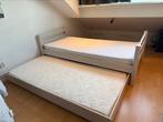 Bed Flexa + logeerbed (onderbed) inclusief matrassen, Huis en Inrichting, Slaapkamer | Bedden, 90 cm, Eenpersoons, Wit, Ophalen of Verzenden