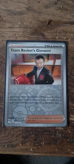 Team Rocket's Giovanni reverse holo destiny rivals, Ophalen of Verzenden, Zo goed als nieuw, Losse kaart