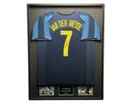 Andy van der Meijde Inter Milan ingelijst 03/04 uit shirt, Buitenlandse clubs, Soccersignings.nl, Shirt, Nieuw