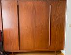 Vintage kledingkast van teak, Huis en Inrichting, Kasten | Kledingkasten, Ophalen, Vintage jaren 60, Gebruikt, Teakhout