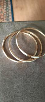 Antieke armbanden +/- 1920 koper + ivoor. 3 stuks, Ophalen of Verzenden, Zo goed als nieuw