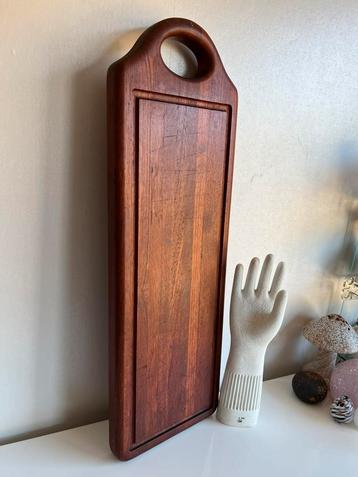Vintage Zware Deens DIGSMED  Teakhout Serveerplank L75 cm beschikbaar voor biedingen