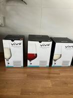Vivo rode wijnglazen witte wijnglazen en champagneglazen, Verzamelen, Kristal, Glas of Glazen, Zo goed als nieuw, Ophalen