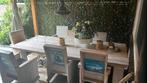 Tuinset hout groot, robuust 3 m, 8 persoons, Tuin en Terras, Ophalen, Steigerhout, Tuinset, Eettafel