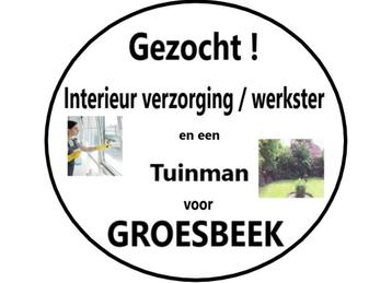 interieur verzorging werkster schoonmaak & Tuinman Groesbeek beschikbaar voor biedingen