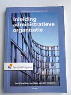 Jan-Carel Bast - Inleiding administratieve organisatie, Jan-Carel Bast; Hans van der Hoeven, Ophalen of Verzenden, Management