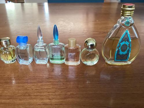 5 mini flesjes parfum en 1 4711 Tosca Eau de cologne van, Verzamelen, Parfumverzamelingen, Zo goed als nieuw, Miniatuur, Gevuld