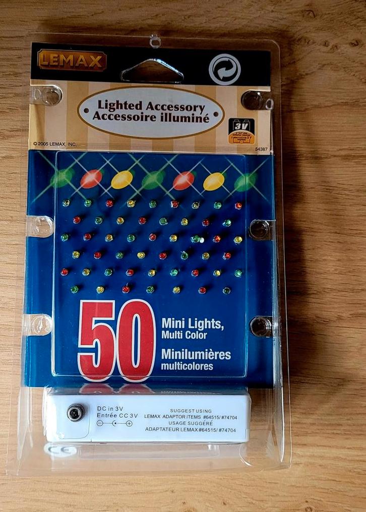 Lemax Kerstdorp Verlichting - 50 Mini Lights, Diversen, Kerst, Nieuw, Ophalen of Verzenden
