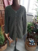 Heerlijk zacht fluffy vest met rits&steekzakken past mt M&L, Fee Red, Ophalen of Verzenden, Zo goed als nieuw, Groen